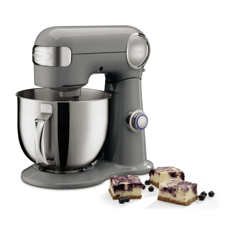Cuisinart Precision 5.5-Quart Stand Mixer + Ice Cream Maker Attachment |  Brushed Chrome