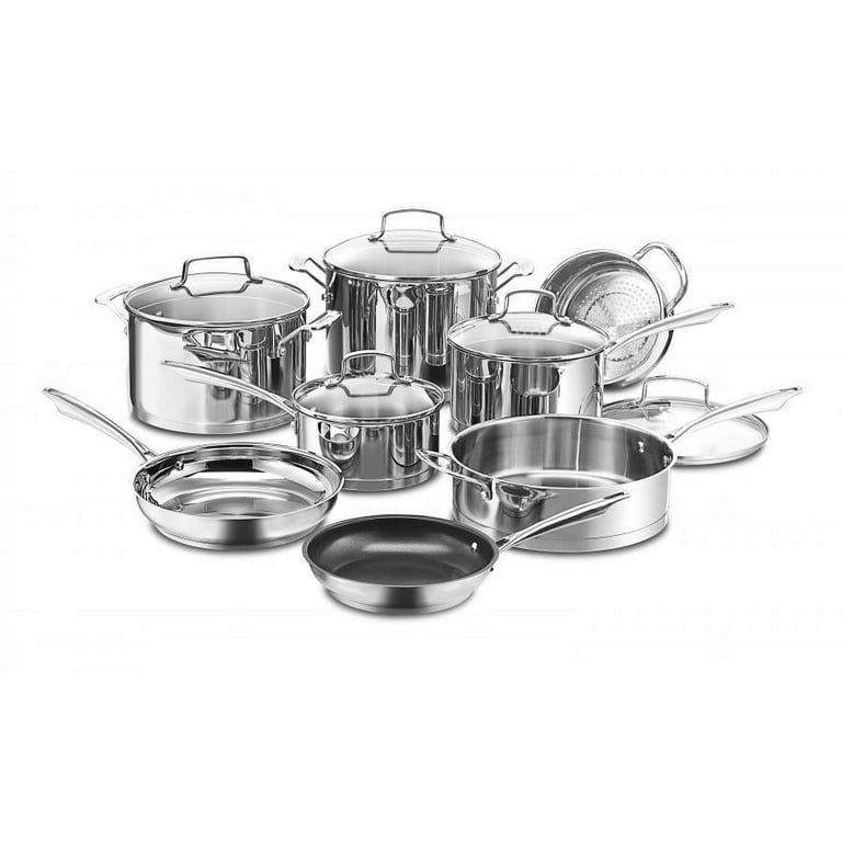 13 Pc. PRO HEALTH ULTRA Cookware 19-9 magnetic induction core. USA made
