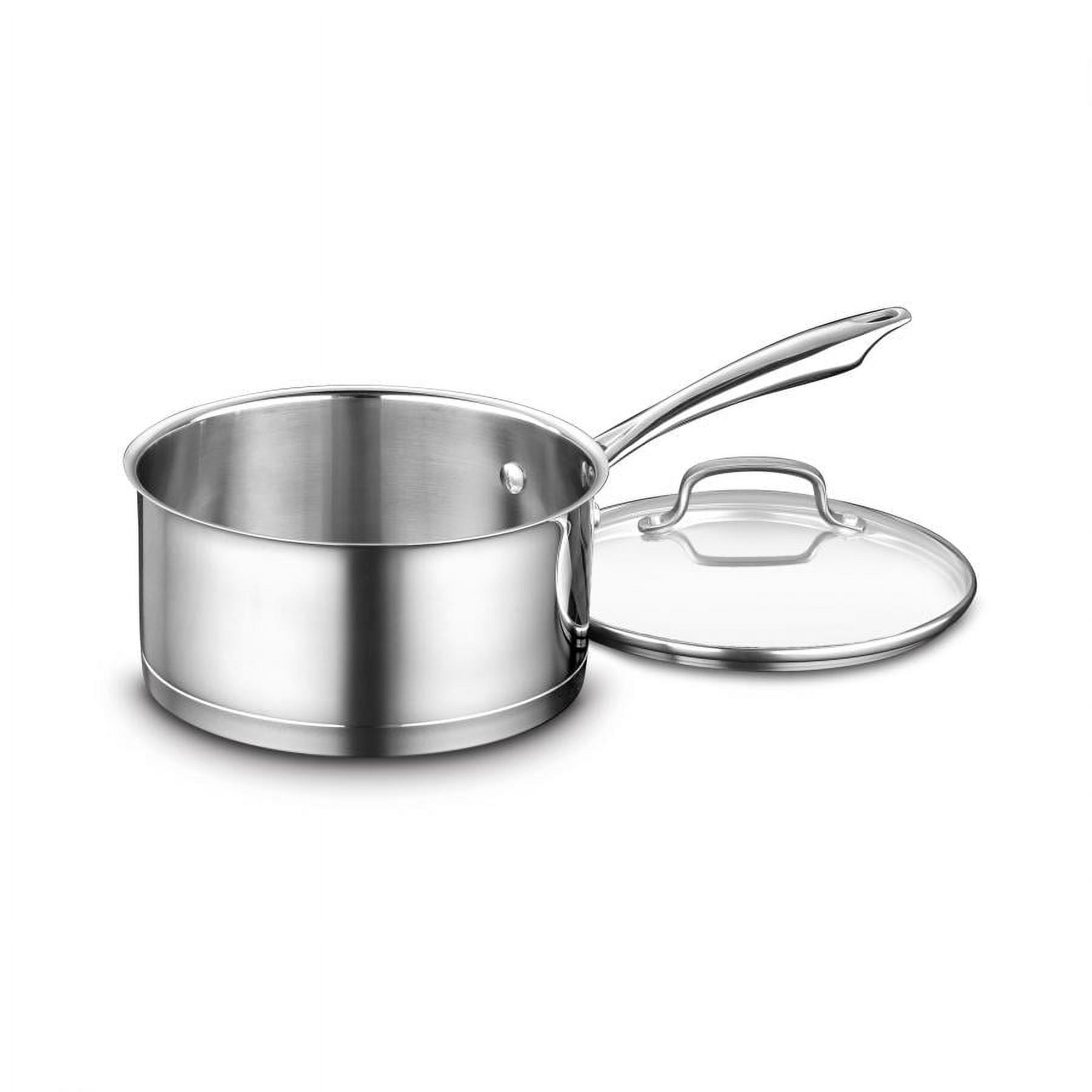 Cuisinart Sauce Pan with Lid by Cuisinart, 3 Quart Chef's Pan, Stainless  Steel, 8335-24