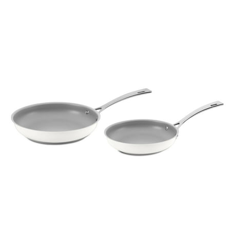 Cuisinart Professional Series Stainless Steel 2pk Non-Stick Skillet Set (8” & 10”)