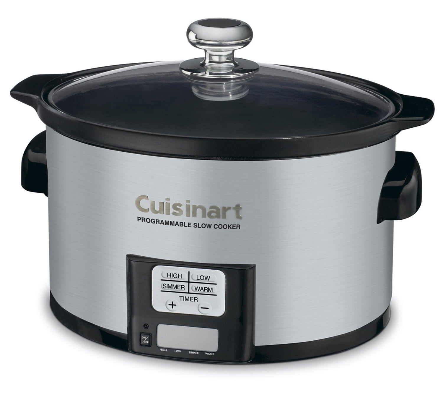 Cuisinart 3.5 Quart Silver Stainless Steel Programmable Slow Cooker