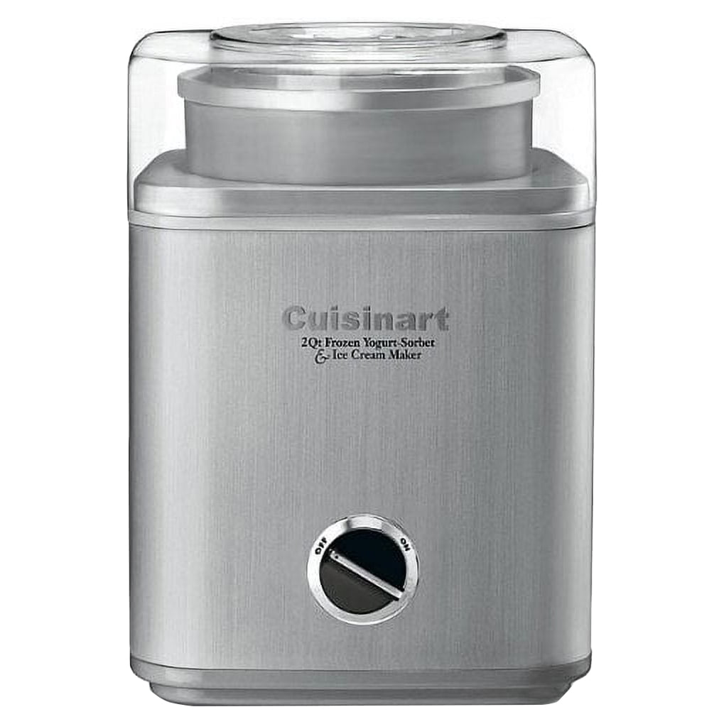 Cuisinart ICE-30BC Pure Indulgence 2-Quart Frozen Yogurt-Sorbet & Ice Cream Maker, Brushed Stainless