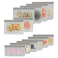 thumbnail image 1 of Cuisinart Reusable BPA-Free Silicone Food Storage Bags, 12pk, Grey, Small, Medium, & Large, 1 of 7