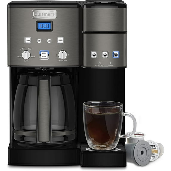 Cuisinart SS-15CP 12 Cup Coffee Maker And Single-Serve Brewer - Black