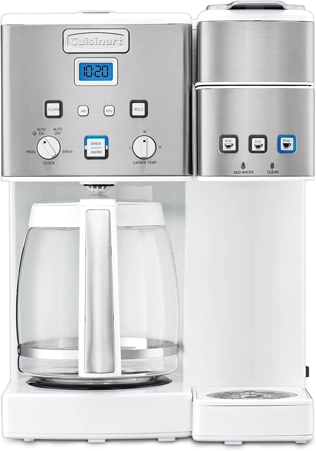  Cuisinart Coffee Maker, 12-Cup Glass Carafe, Automatic Hot &  Iced Coffee Maker, Single Server Brewer, Stainless Steel, SS-16BKS: Home &  Kitchen