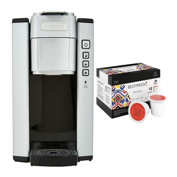 Cuisinart SS-5 Compact Single Serve Coffee Brewer with Colombian Roast Coffee