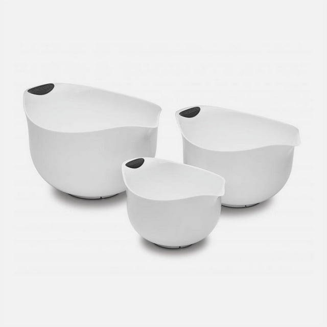 Cuisinart Set of 3 BPAfree Mixing Bowls, White