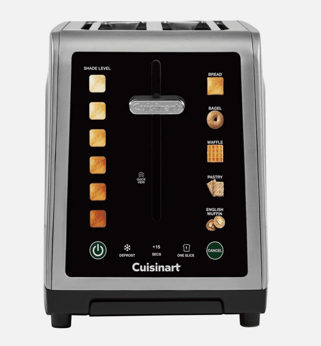 Cuisinart SimpliTouch XL Color Touchscreen 2-Slice Toaster