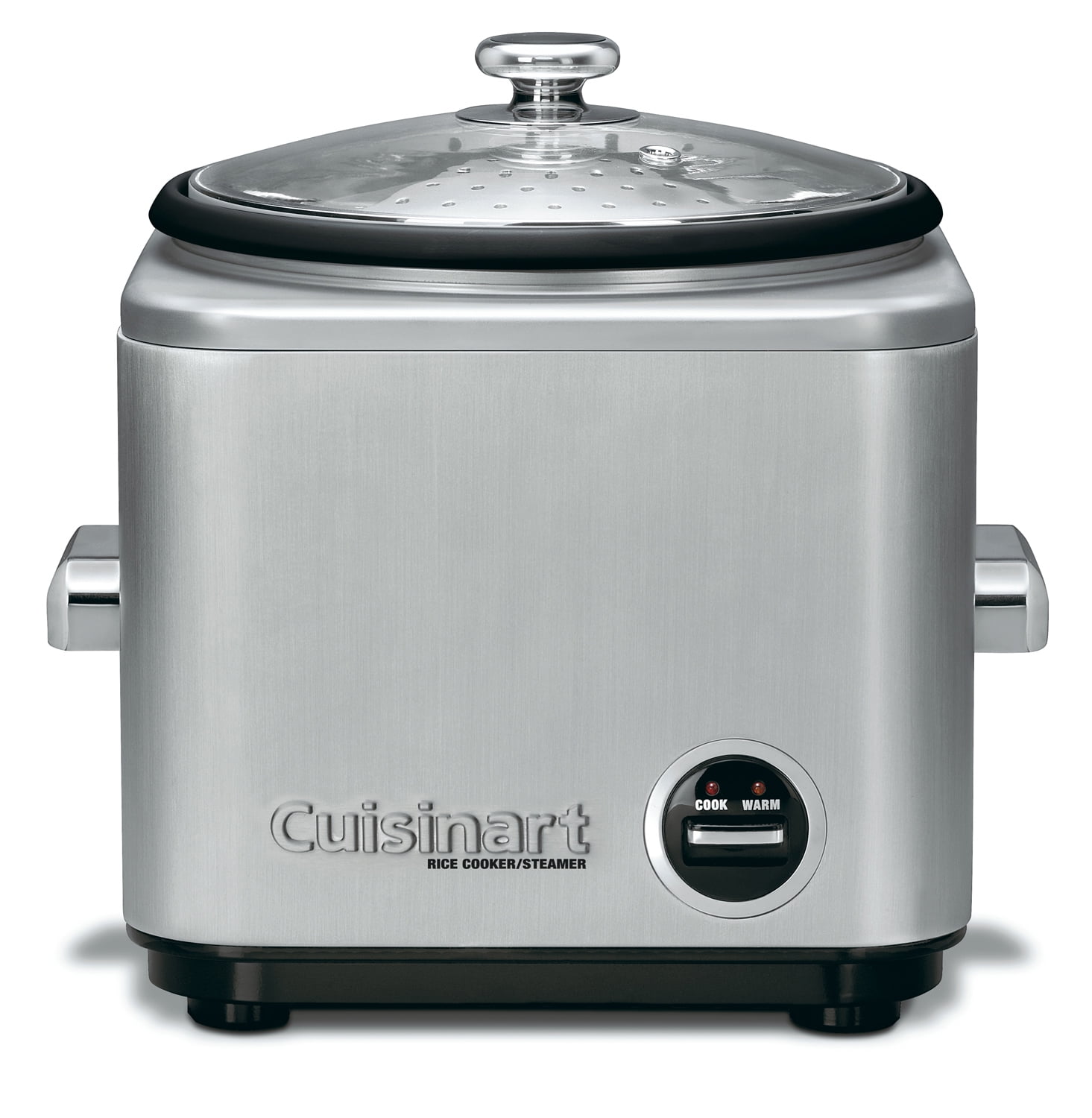 Stainless Steel 8-Cup Electric Rice Cooker with Steamer