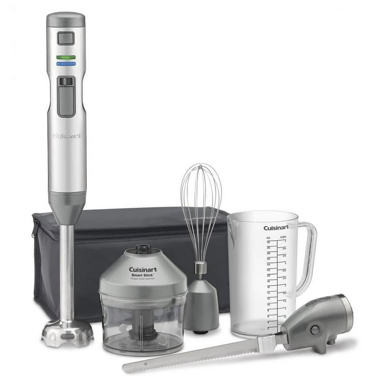 Cuisinart Smart Stick Variable Speed Cordless Hand Blender With Ele  Countric Knife, Stainless Steel 