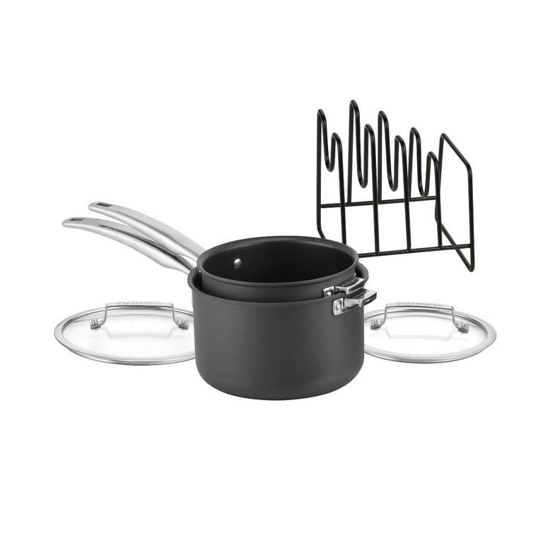Cuisinart Onyx Black & Rose Gold Stainless Steel 1.5-qt. Saucepan & Cover - Black