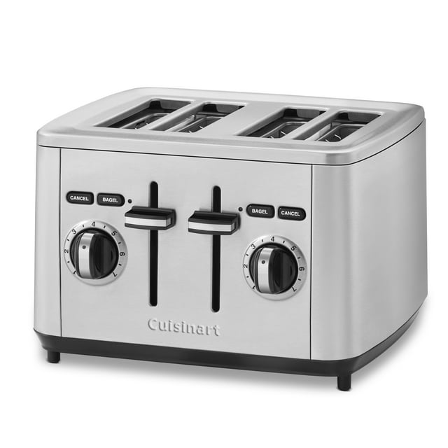 Cuisinart Stainless Steel 4Slice Toaster, New, CPT14WM