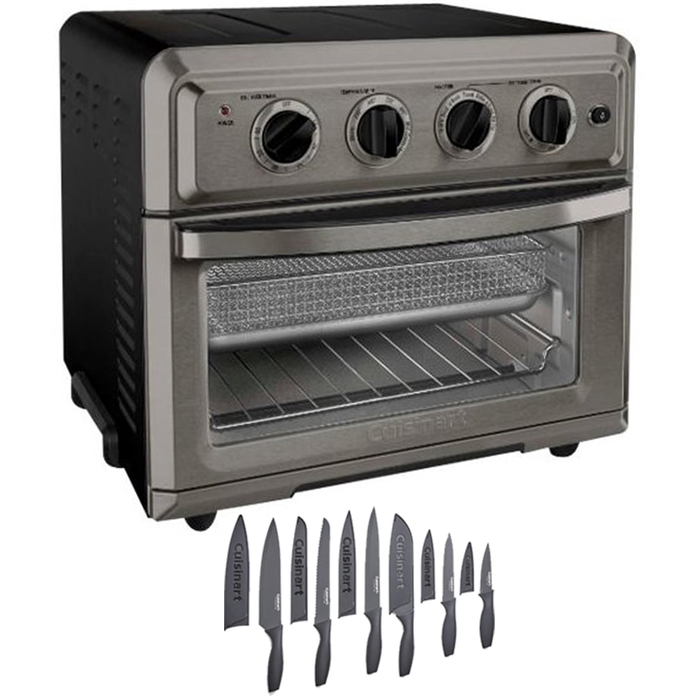 Cuisinart TOA60BKS Convection Toaster Oven Air Fryer with Light Black