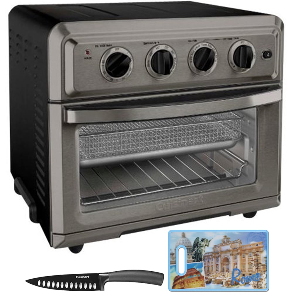 Cuisinart TOA60BKS Convection Toaster Oven Air Fryer with Light Black