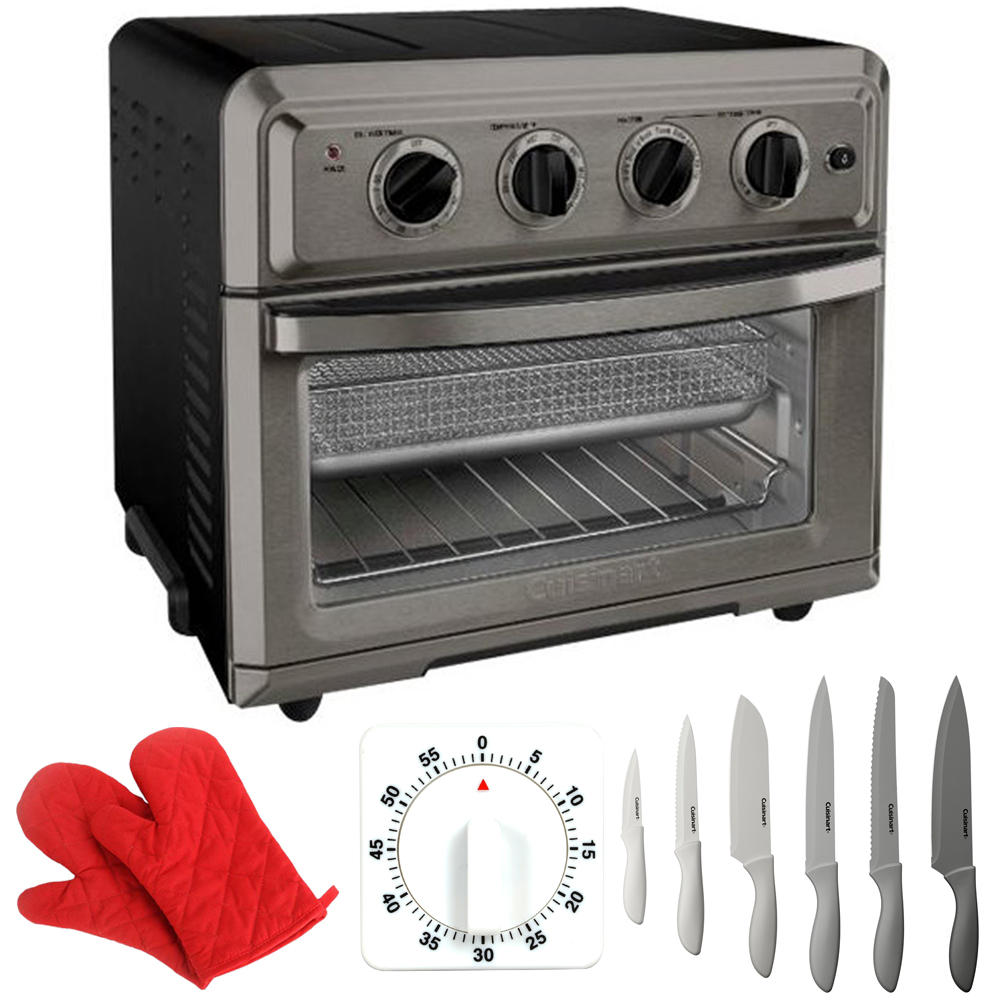 Cuisinart TOA60BKS Convection Toaster Oven Air Fryer w/ Light, Black