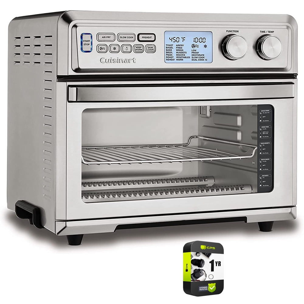Cuisinart TOA 95 Large Digital AirFry Toaster Oven Bundle with 1 Year Extended Protection Plan