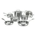 thumbnail interactive-video image 1 of Cuisinart Pro 11-Piece Tri-Ply Stainless Steel Cookware Set, 1 of 9