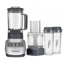 Cuisinart Velocity Ultra Trio Blender and Food Processor with Travel Cups, Silver (BFP-650),56 gal