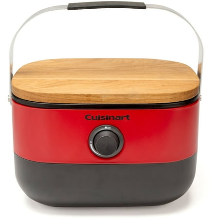 Cuisinart - Venture™ Portable Gas Grill - Red/Black/Wood