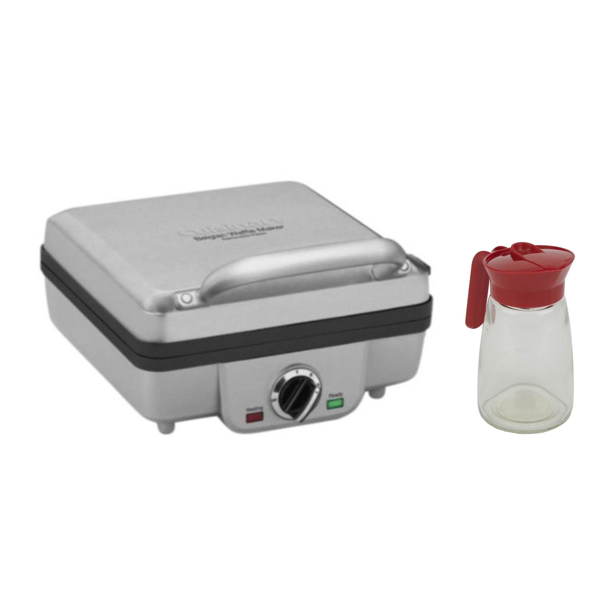 Cuisinart WAF300P1 4Slice Belgian Waffle Maker Bundle with Pancake