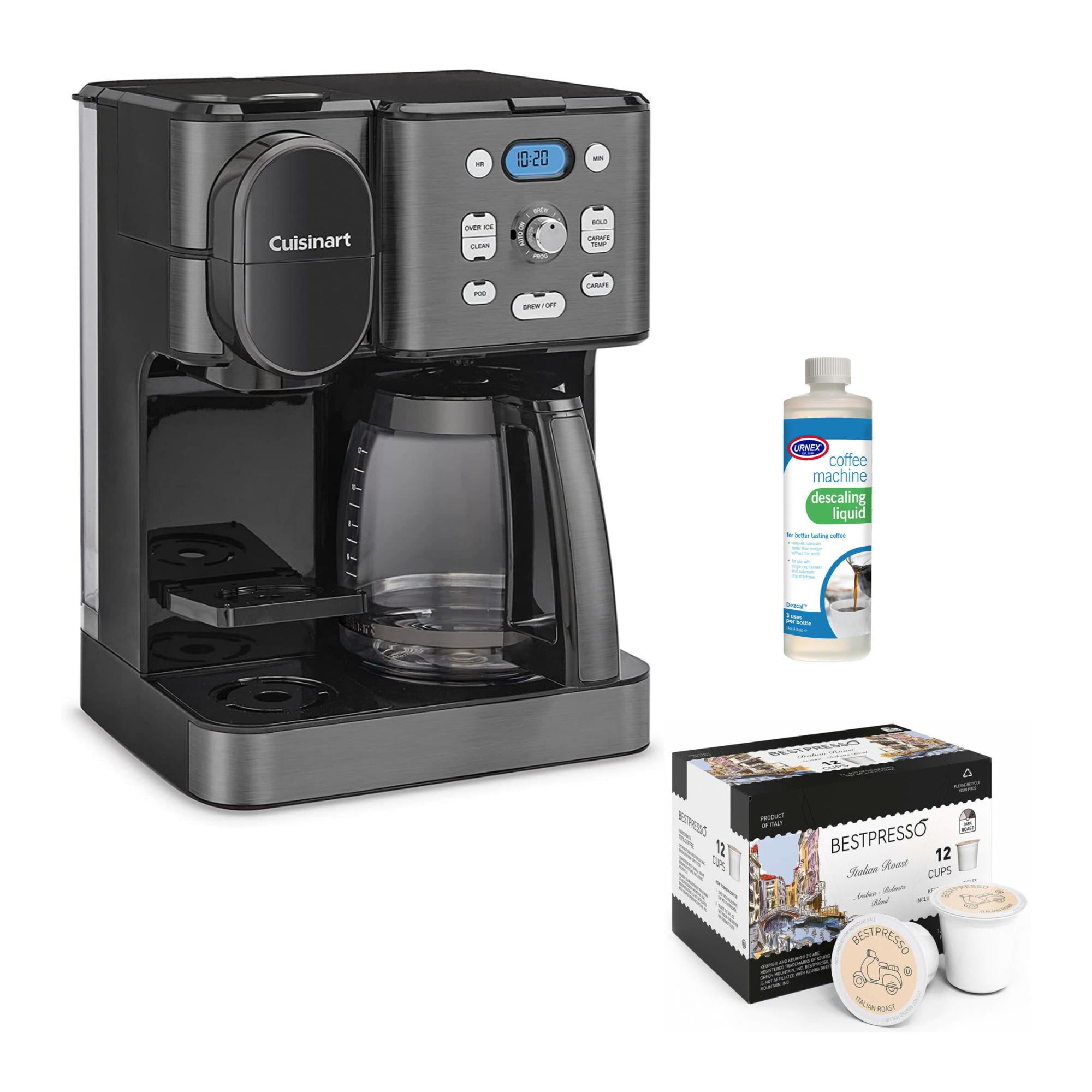 Cuisinart stainless Steel Center Combo Coffee Maker (Black) with