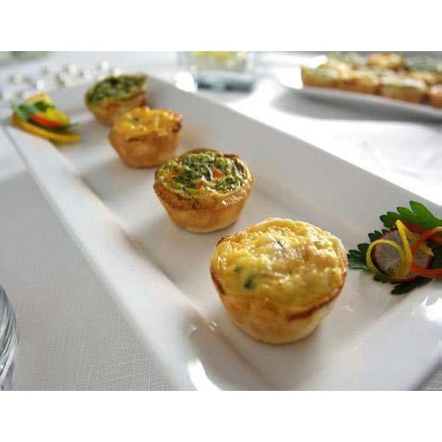 Cuisine Innovations Assorted Quiche 100 per case.