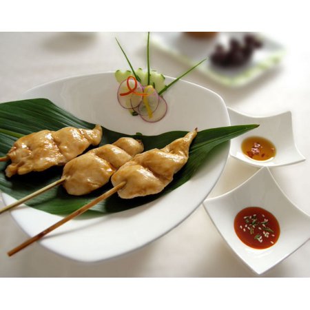 Cuisine Innovations Chicken Sate En Brochette - 100 per case.