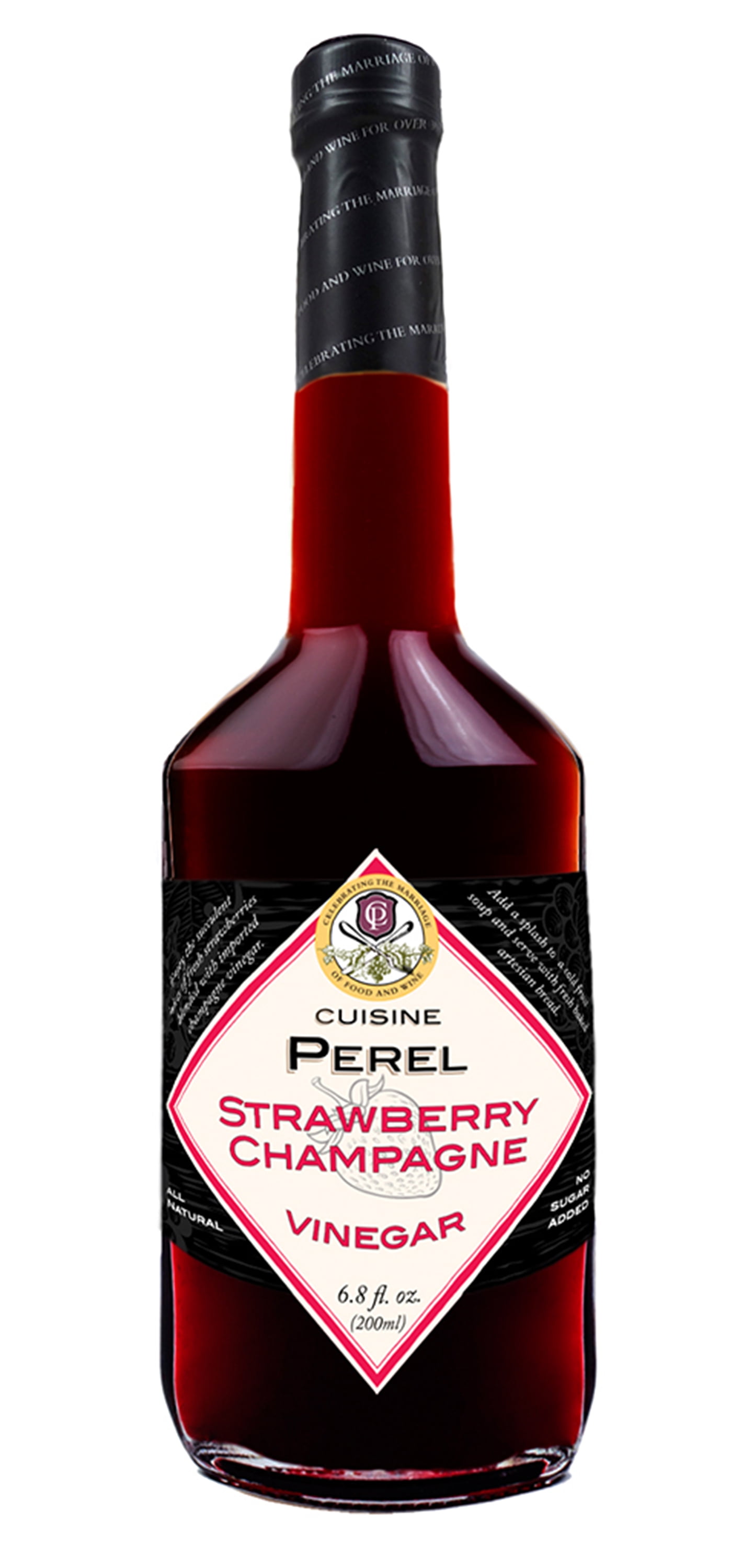 Cuisine Perel Strawberry Champagne Vinegar 6.8 Fl. Oz.
