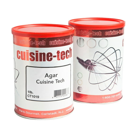 Cuisine Tech Agar Agar Gelifier Powder, 1 LB , 1 Pack