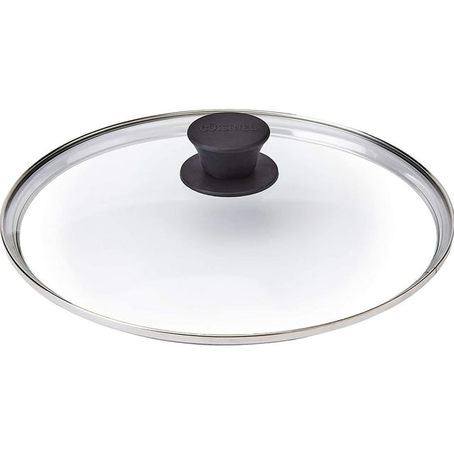 Cuisinel Pot and Pan Lid Tempered Glass Replacement Cover for Frying Pan Cast Iron 10”