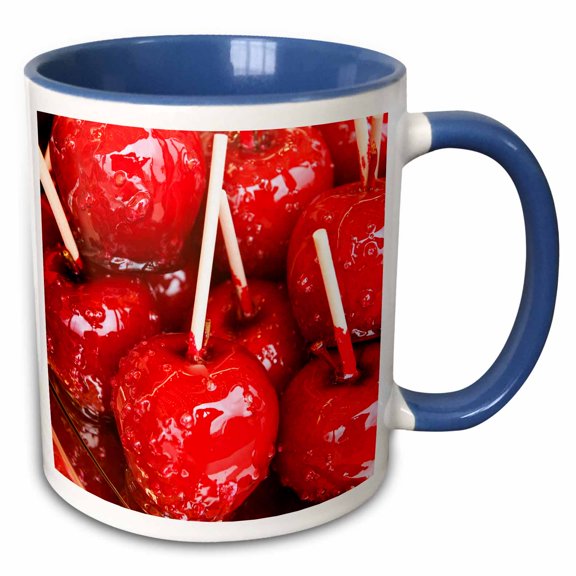 3drose, Cuisines, Candied Apples, Stuttgart, Germany - Eu10 Mde0268 - Michael Defreitas, 11oz Two-tone Blue Mug