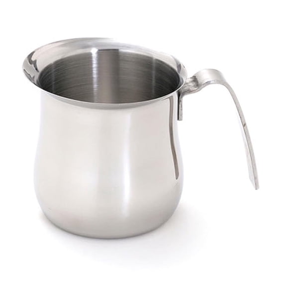 Cuisinox Polished Stainless Steel Milk Frothing Pitcher Creamer Creamer, 3.4" x 4" (17 oz)