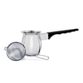 thumbnail image 1 of Cuisinox Cezve Turkish Stovetop Chai Masala Pot and Mesh Strainer Set, 1 of 1