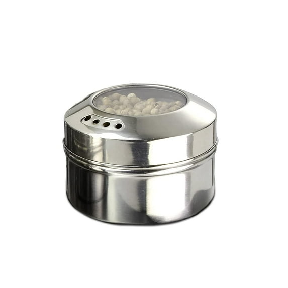 CUISINOX Magnetic Spice Jar Container with Window and Shaker Lid, 2"x 2"