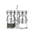 thumbnail image 1 of Cuisinox Stainless Steel Salt & Pepper Shakers Set, with Caddy, 4" each, 1 of 1