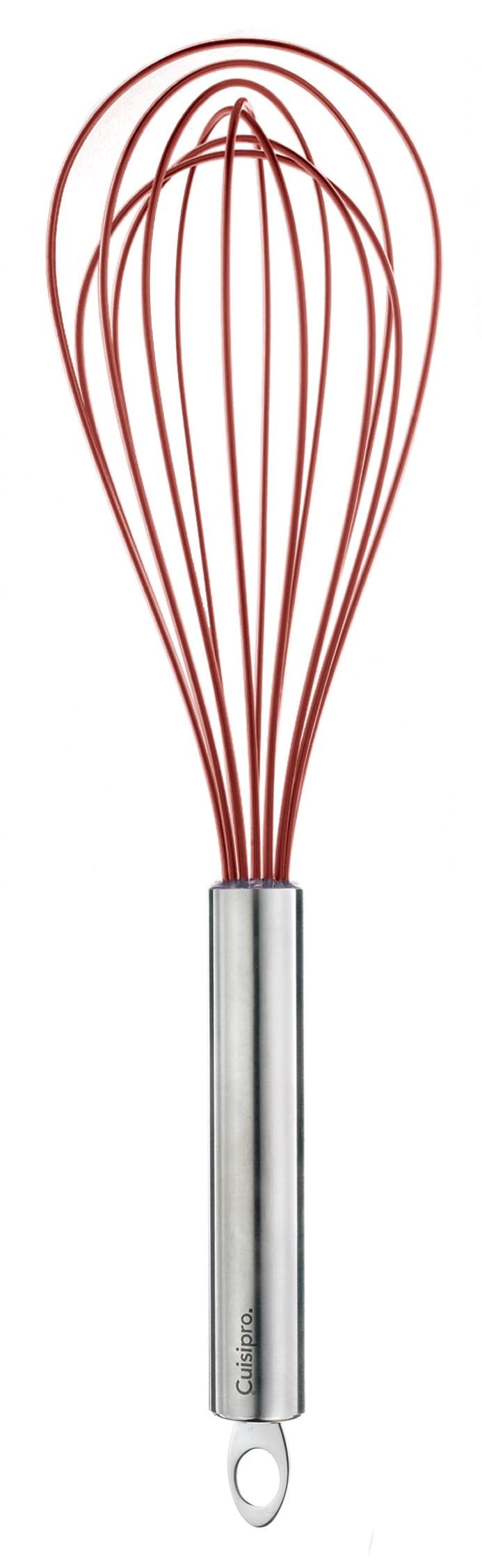 Cuisipro 10 Inch Silicone Balloon Whisk, Red
