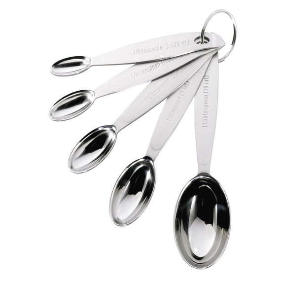 Cuisipro Stainless Steel Measuring Spoons | 5-Piece Set