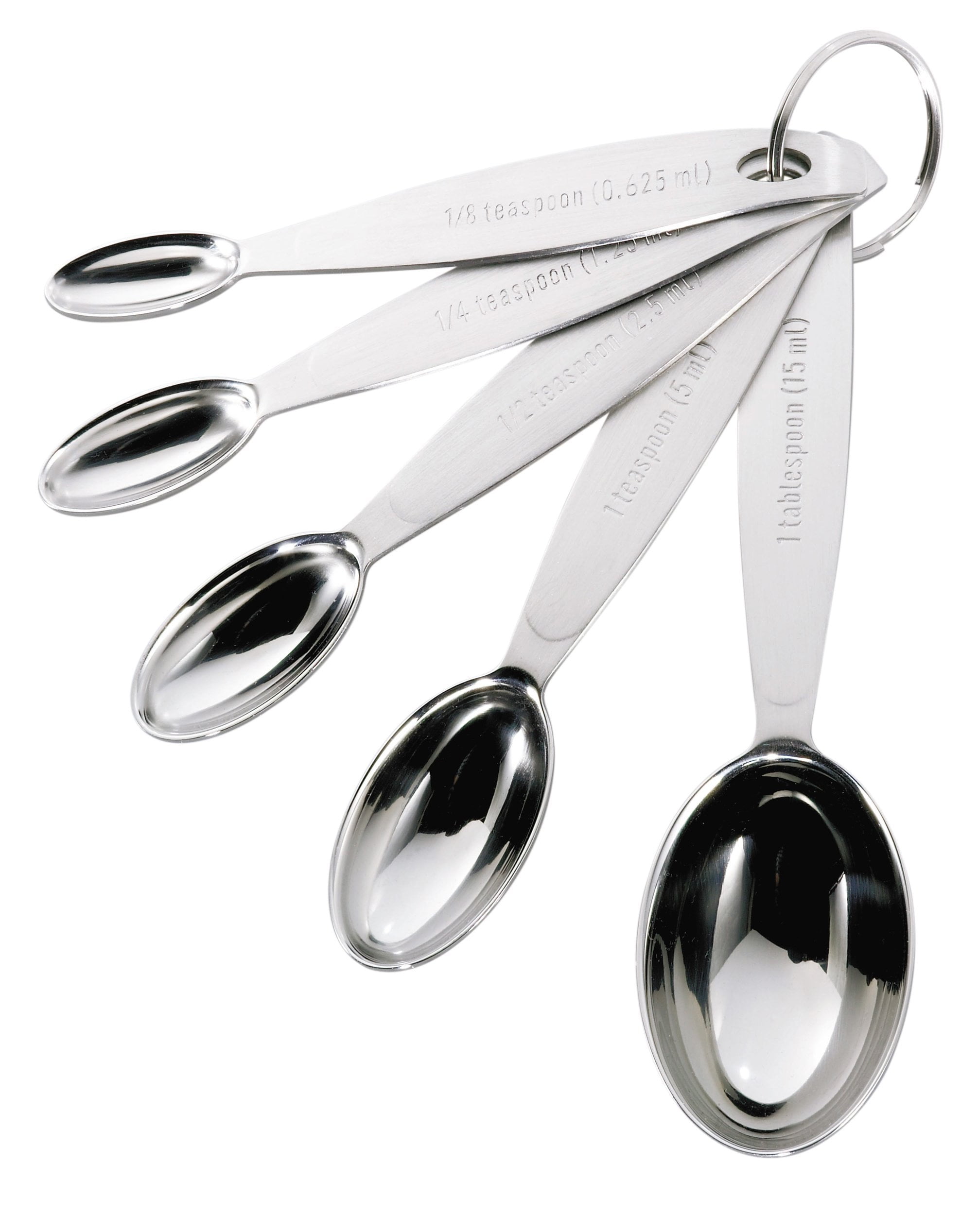 Stainless Steel Nesting Measuring Spoon Set, 5 Piece