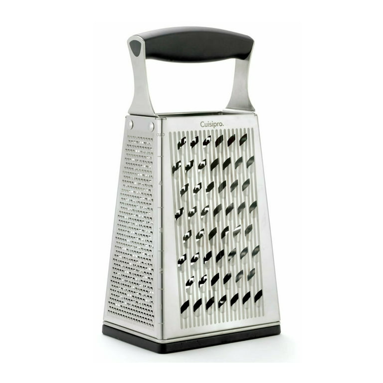 https://i5.walmartimages.com/seo/Cuisipro-Surface-Glide-Technology-4-Sided-Boxed-Grater_73d0fc94-5f64-4baf-8305-463b3cec1bc8.4d16ab09308008949d4a5735e0ee2f70.jpeg?odnHeight=768&odnWidth=768&odnBg=FFFFFF