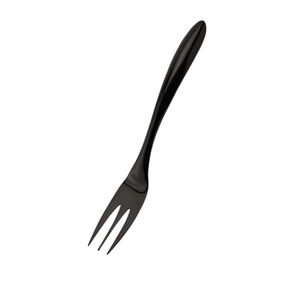 Cuisipro Black Tempo Noir Mirror Finished Fork, 10 inch