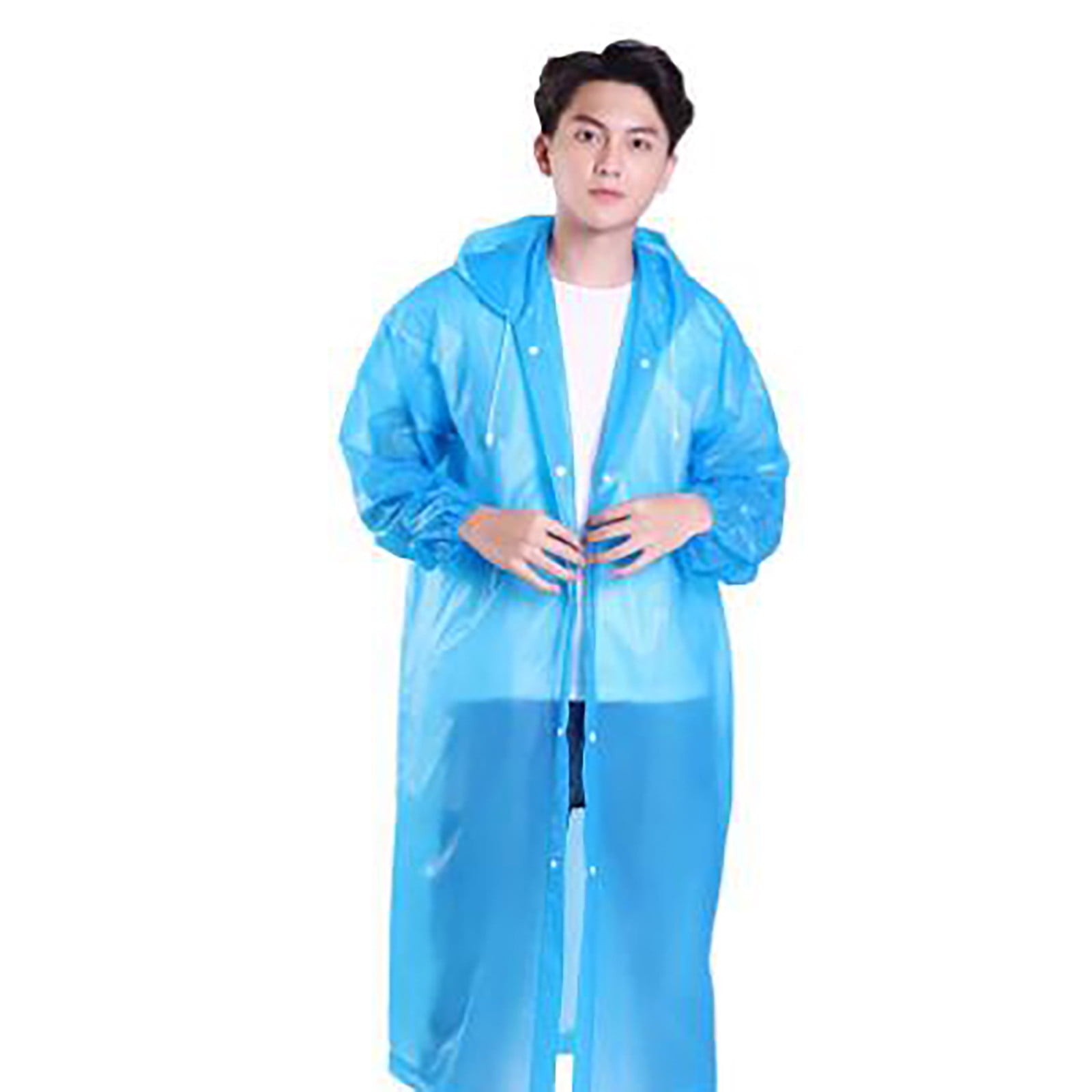 Cukono Cargo Jacket Men Waterproof Rain Ponchos for Adults Women Men (2