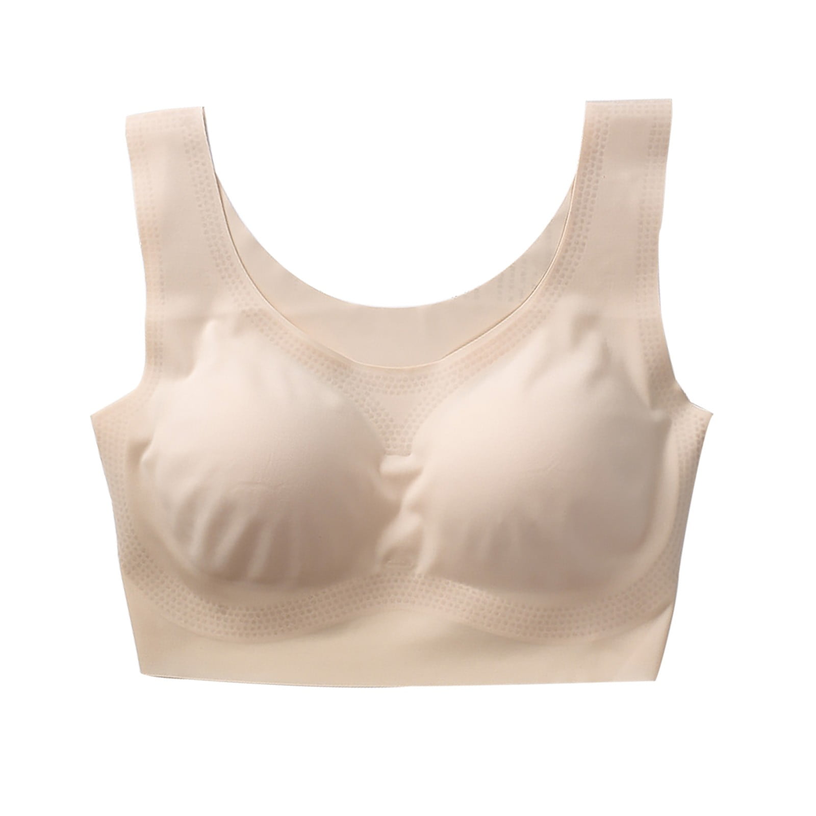 Seamless Wireless Bras For Women - Full Coverage Comfort Bralette With Back Smoothing Support