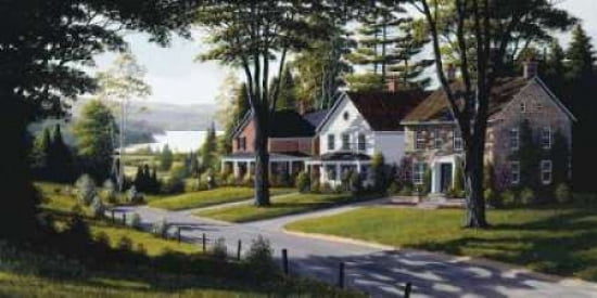 Cul-de-sac Canvas Art - Bill Saunders (10 x 20)
