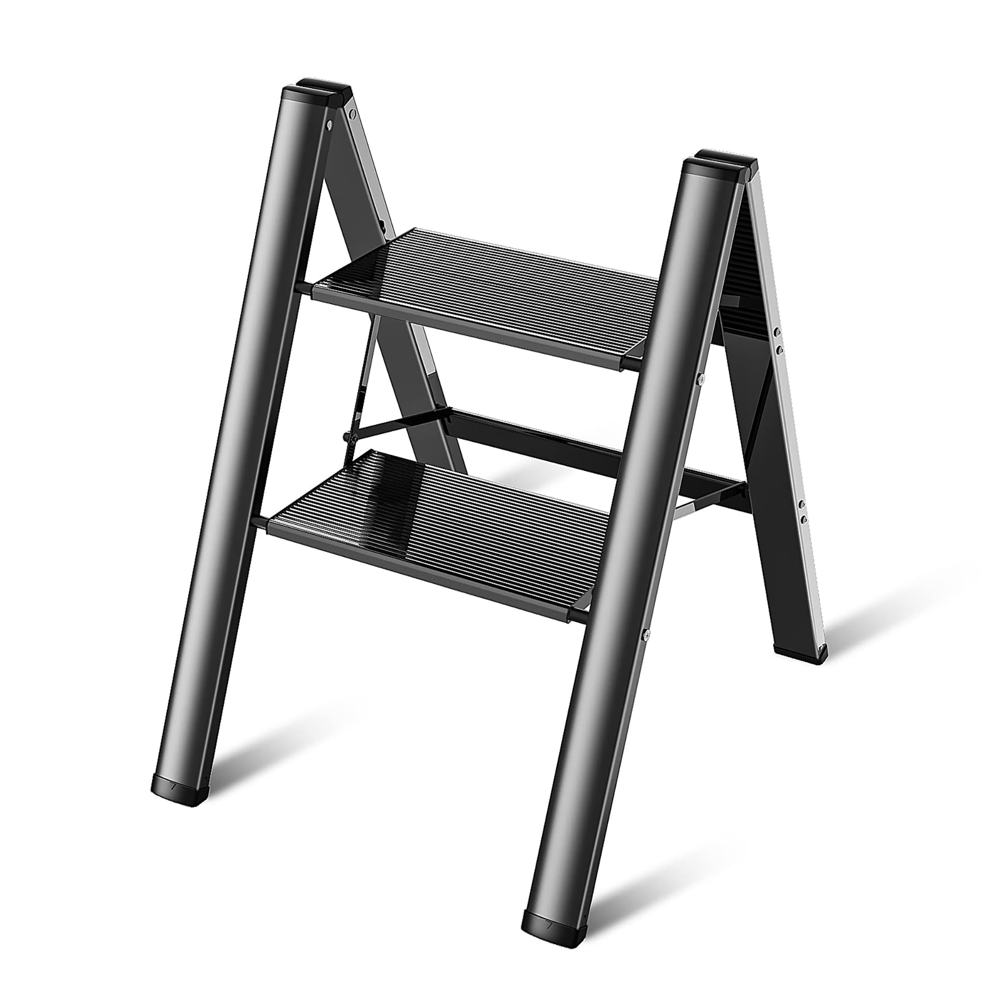 Culaccino Aluminum 2Step Ladder Stool Wide AntiSlip Pedal