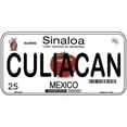 thumbnail image 1 of Culiacan Mexico Novelty Metal License Plate 6" x 3" Bicycle, 1 of 1