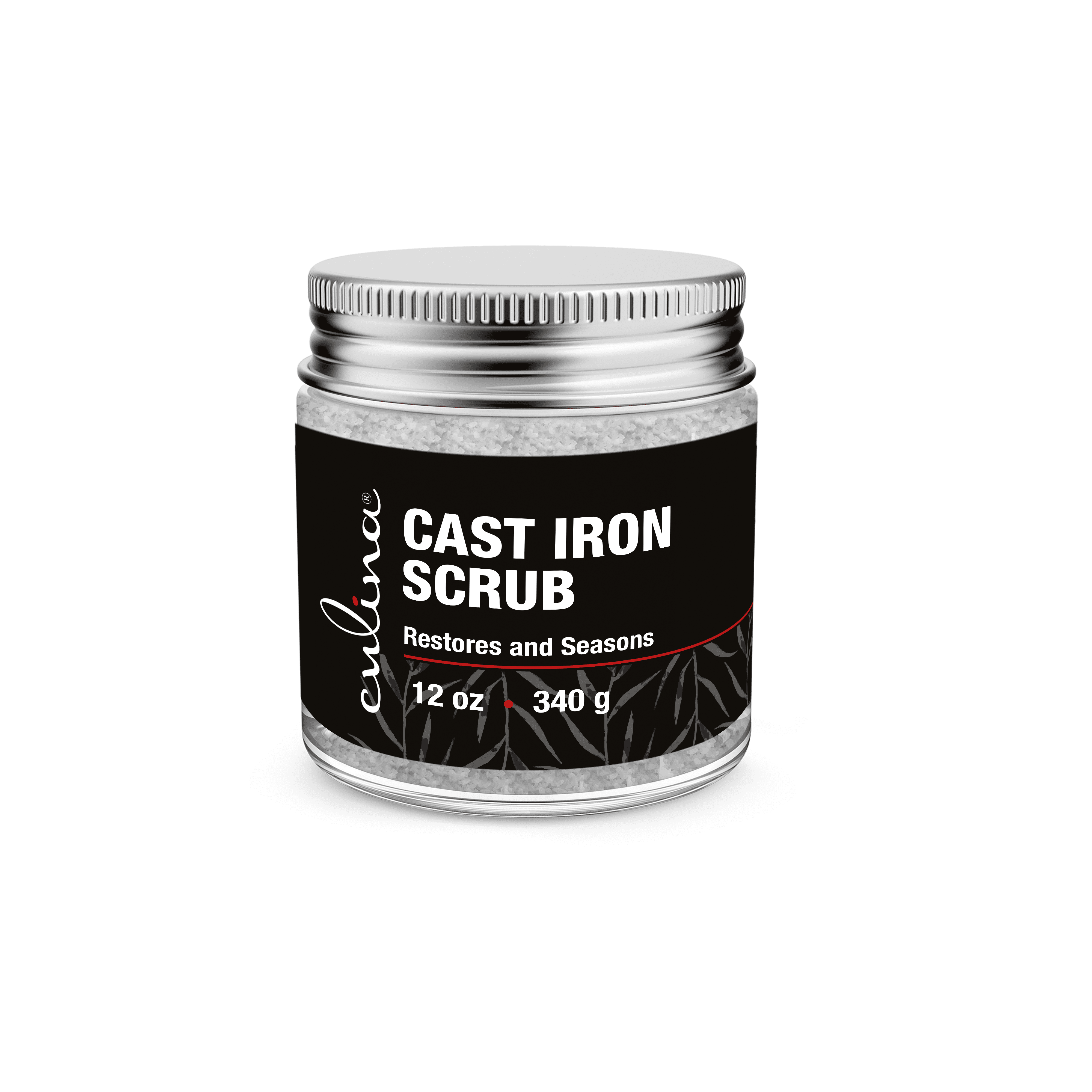 Culina Cast Iron Cleaning & Restoring Scrub Removes Rust Without