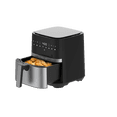 thumbnail image 1 of Culinary Chef 5.8-Quart Electric Air Fryer, Adjustable Temperature, Touch Panel Control, One-Touch Cook Functions, and 360° Rapid Cooking, 1350 Watt Power, 1 of 11