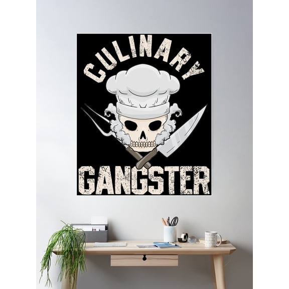 Culinary Chef Cook Vintage Poster Wall Art, Modern Wall Decor For Living Room Bedroom, 12x18 UNFRAMED