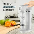 thumbnail image 1 of Culinary Chef Effortless Soda Maker - Eco-Friendly, Electricity-Free, with Reusable Bottle - White, 1 of 7