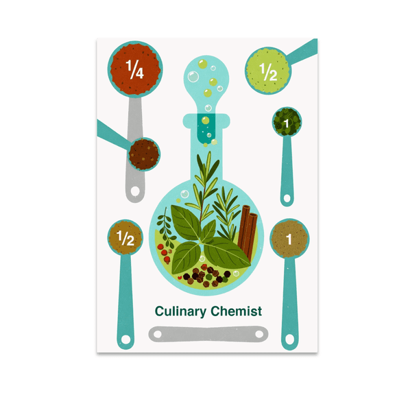 Culinary Chemist Wall Art - Kitchen Enthusiast - 13x19 Poster Print